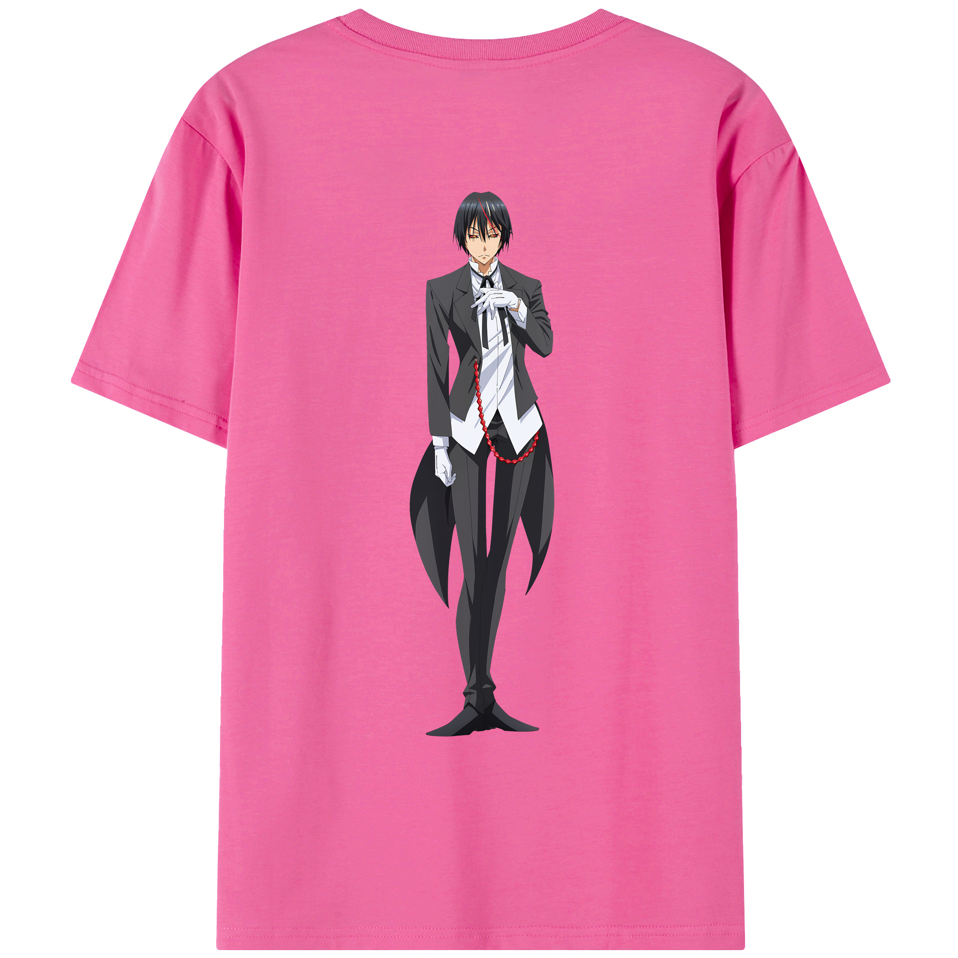（画像用） 転スラ Regarding Reincarnated to Slime レディース半袖Tシャツ(バックプリント)